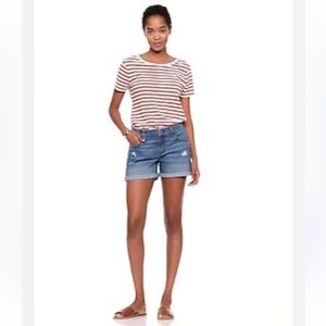 Old Navy Regular Mid Rise Cuffed Boyfriend Shorts
